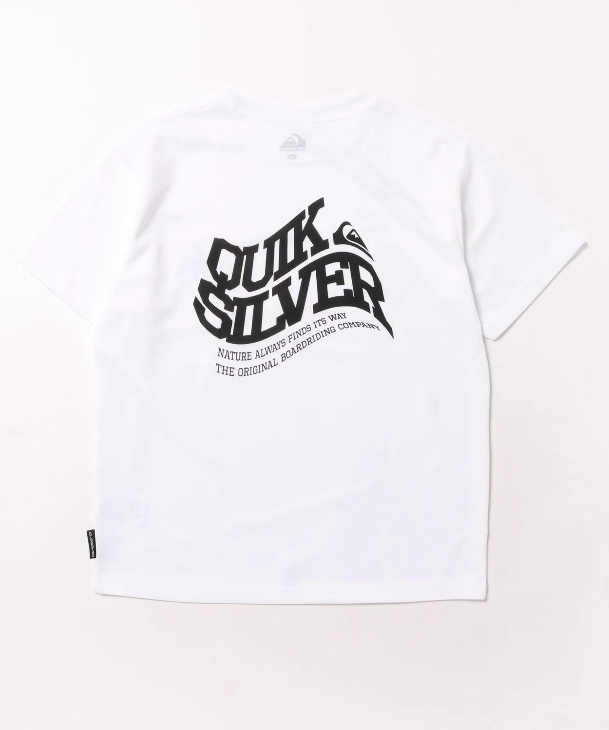Футболка детская QUIKSILVER Bend Logo SS Youth, хлопок, черный — фото 2