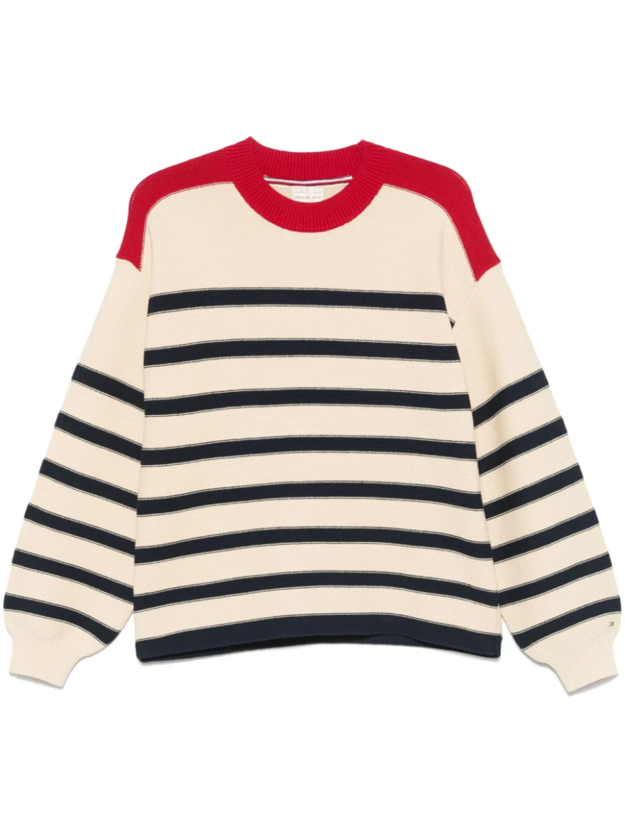 

Свитер в бретонскую полоску от Tommy Hilfiger x Sofia Richie Grainge, нейтральный