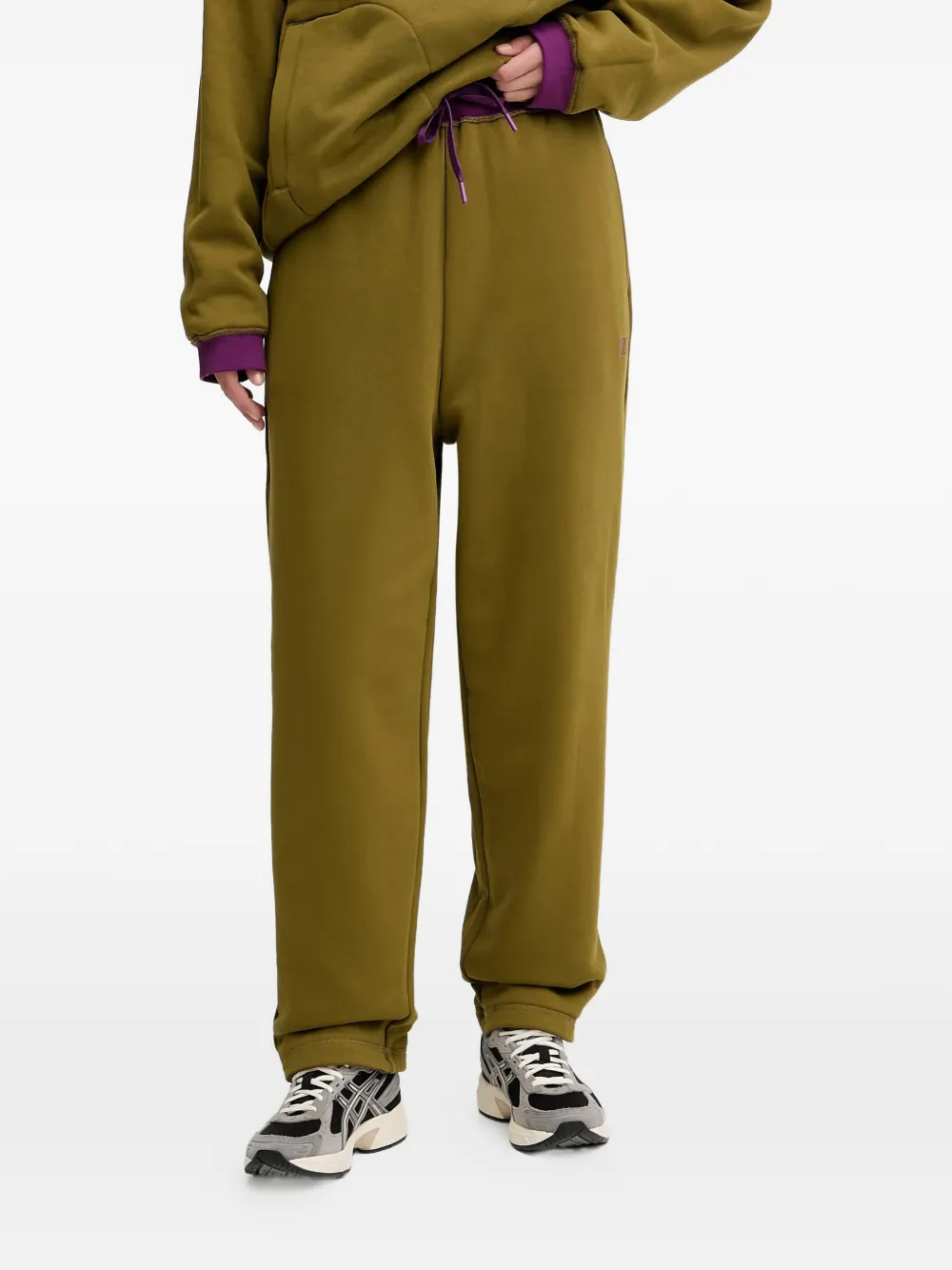 

Двусторонние спортивные брюки с поясом на кулиске Ea7 Emporio Armani, коричневый