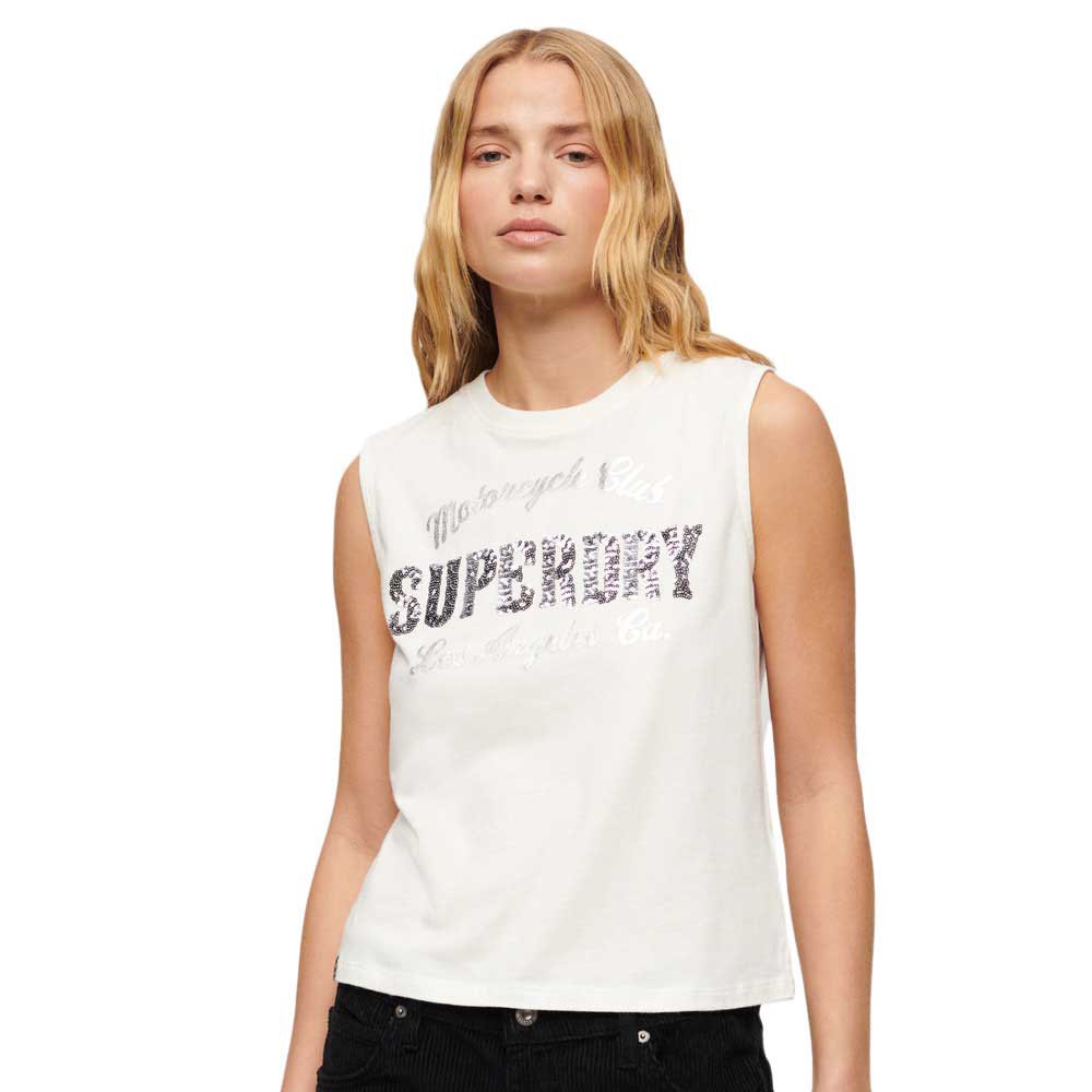 

Футболка Superdry Embellish Archive Fitted , белый