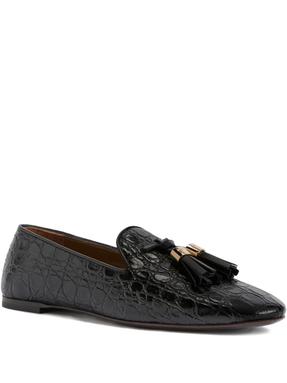 Кожаные лоферы Giuseppe Zanotti, черный