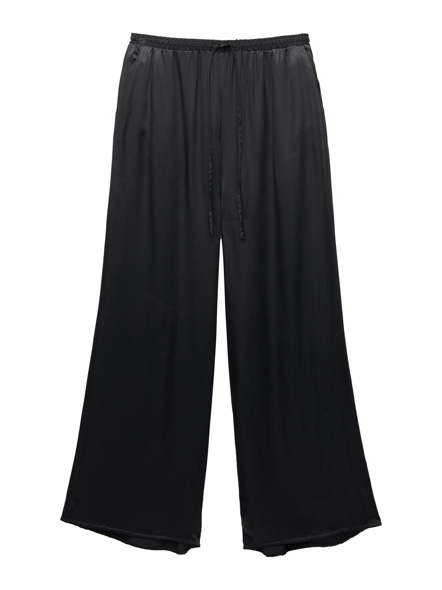 

Широкие брюки Pull&Bear, черный