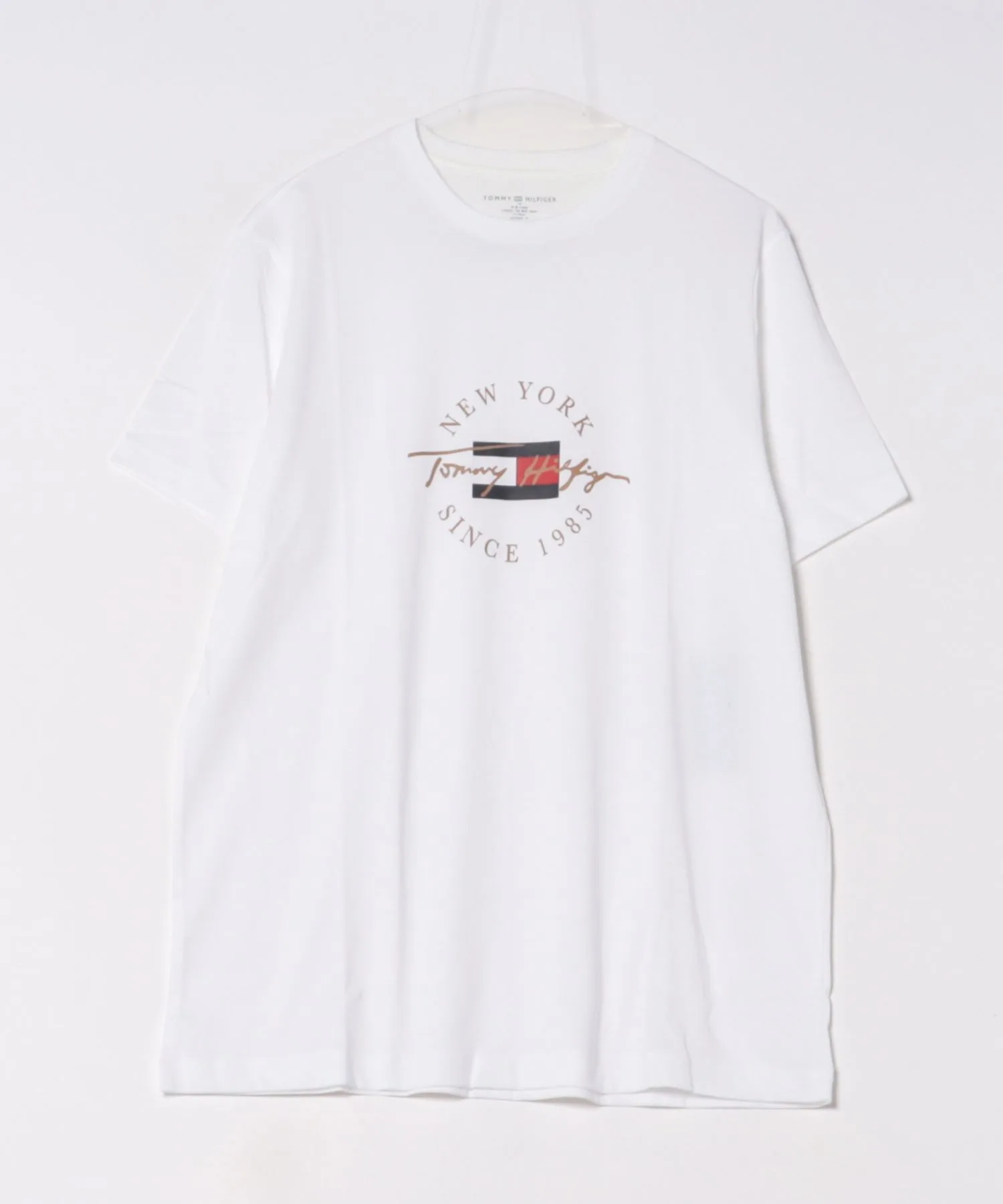 Унисекс футболка Tommy Hilfiger с логотипом Relaxed Fit белая