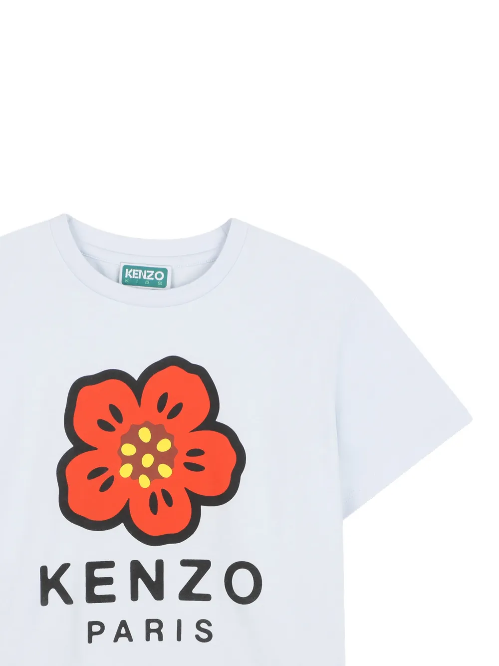 Футболка с логотипом Kenzo Kids, белый — фото 3