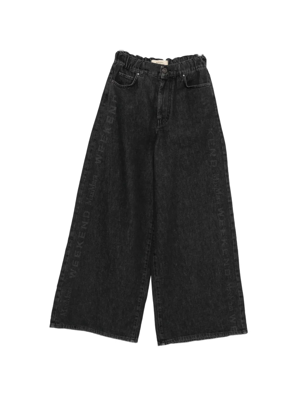 

Джинсы с логотипом WKDVORTICE Weekend Max Mara, черный