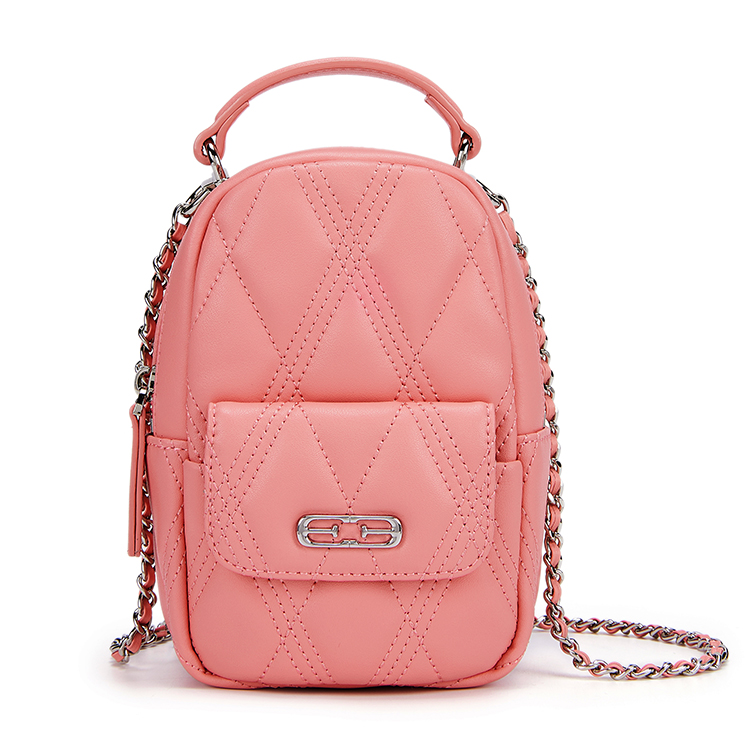 

ELLE Рюкзак через плечо из коровьей кожи для женщин Multicolor