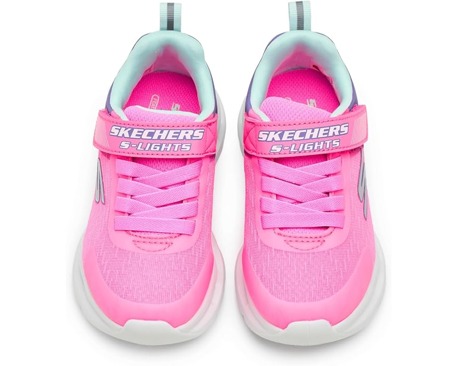 Детские кроссовки Skechers Glide-Step Lights 303730L (Little Kid/Big Kid) SKECHERS KIDS, Pink/Multi — фото 2