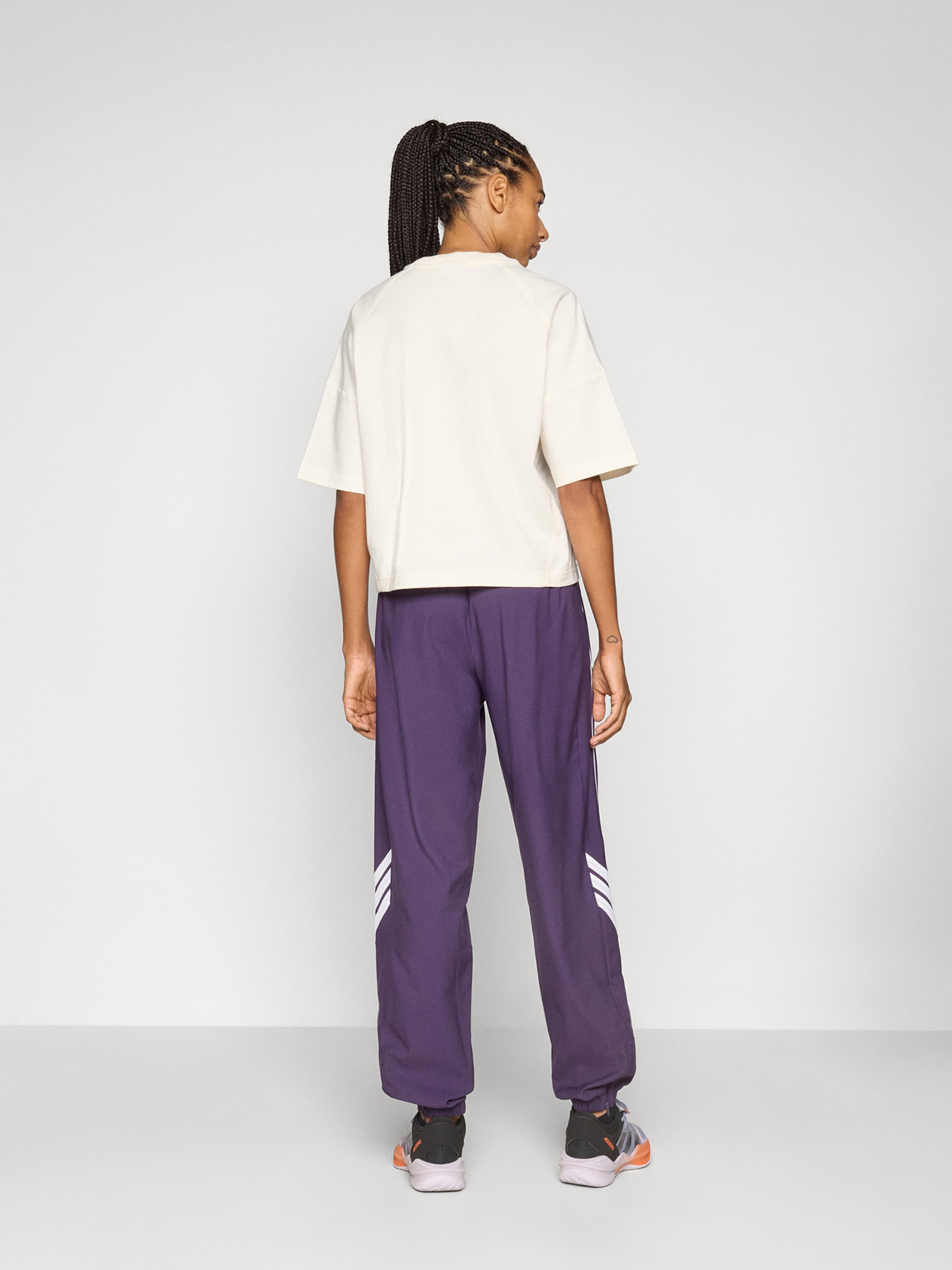 Adidas Originals Textil Узкие спортивные брюки 'CRAZYLITE' в фиолетовом цвете — фото 3