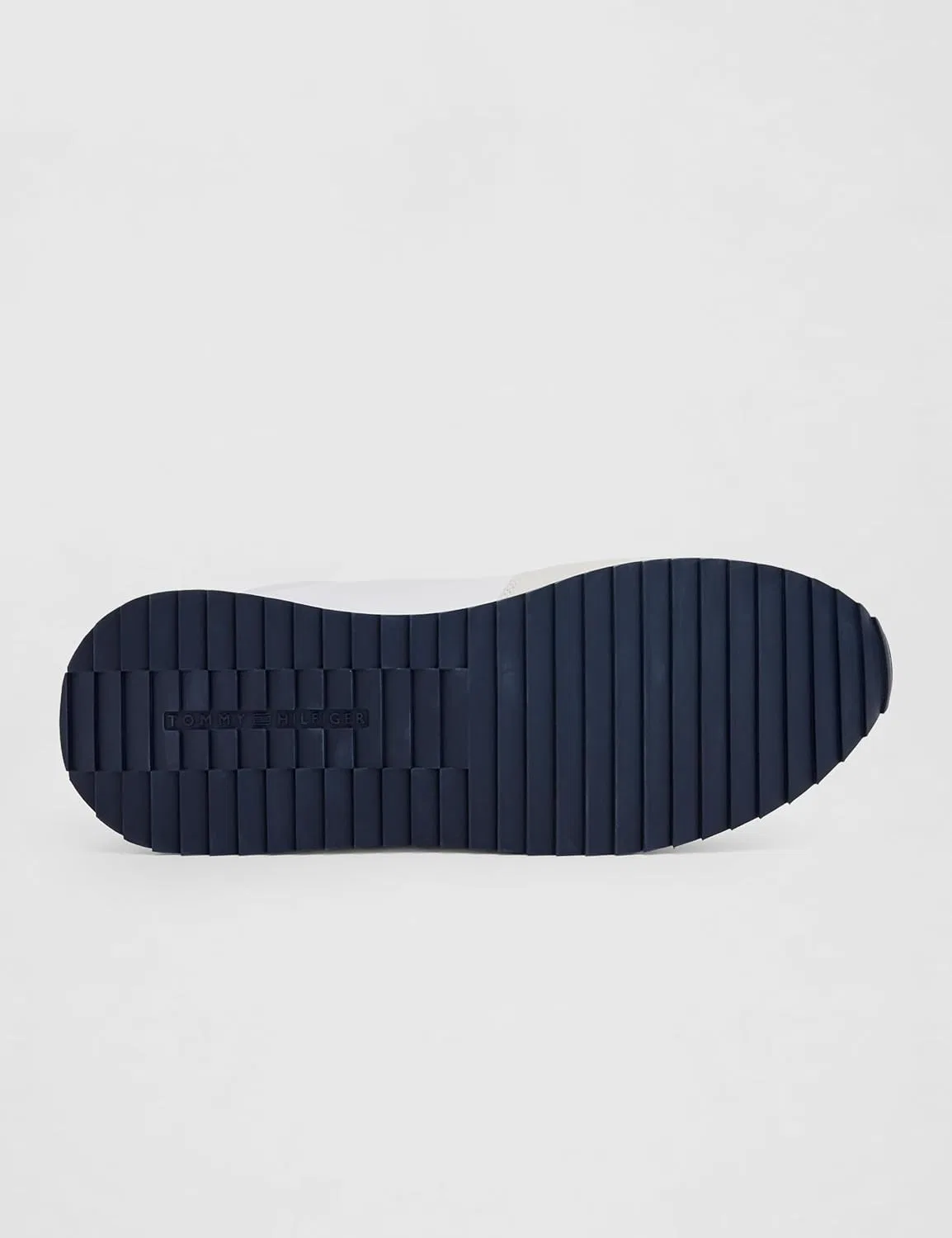 Мужские кроссовки Tommy Hilfiger Runner Evo Mix Stitch Sports Shoes, White — фото 4
