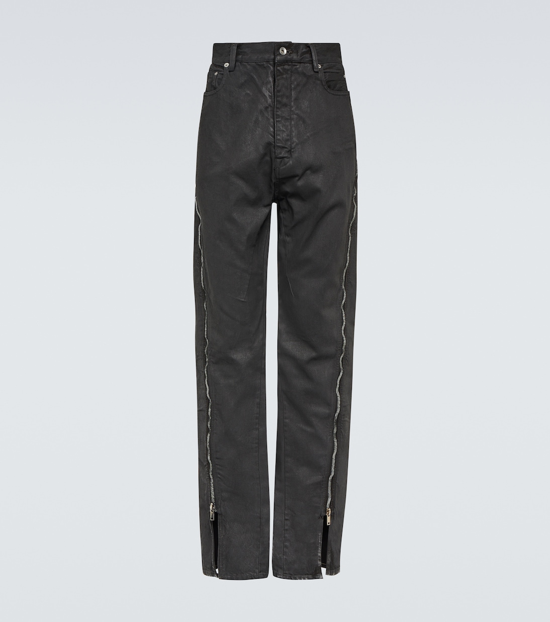 

Джинсы Bolan Banana с высокой посадкой и заниженной талией Rick Owens, Black Wax
