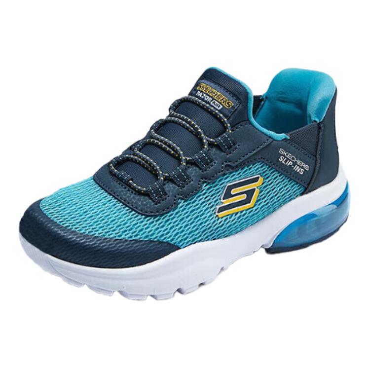 Детская повседневная обувь для мальчиков Skechers Kids, синий — фото 3