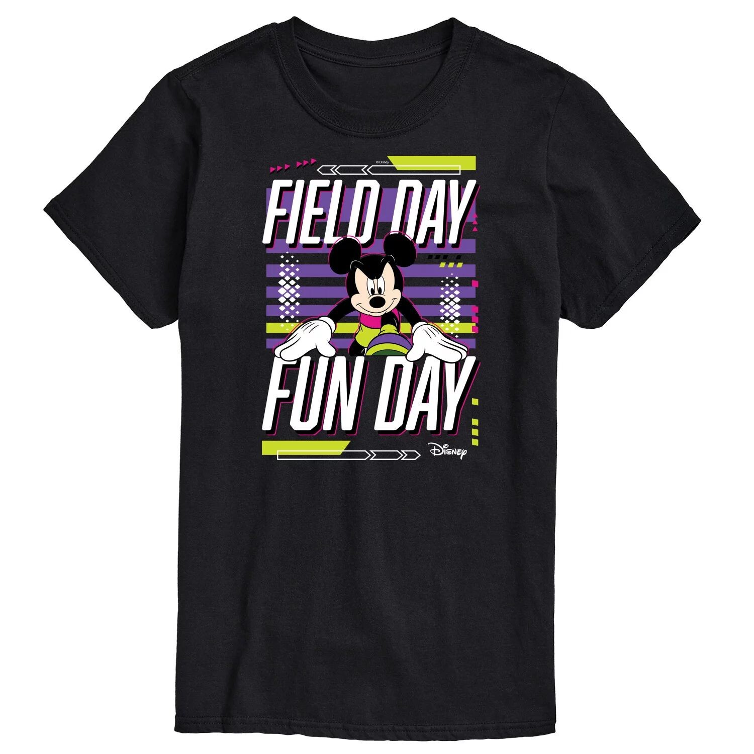 

Футболка с рисунком 's Big & Tall Field Day Fun Day Disney, черный