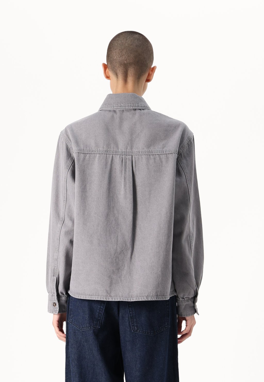 

Рубашка VMPAIGE Vero Moda Petite, серый деним