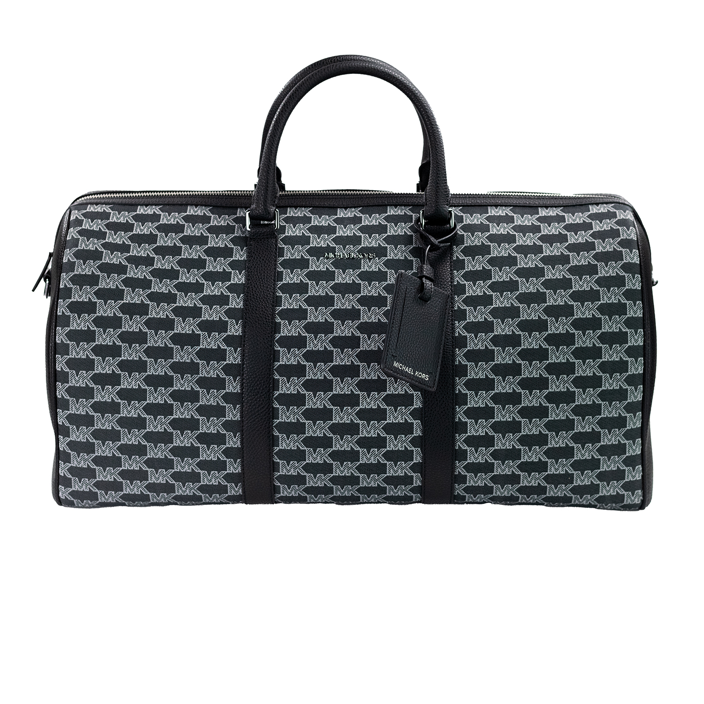 

Дорожная сумка Cooper Black Signature Jacquard Canvas Duffle Michael Kors