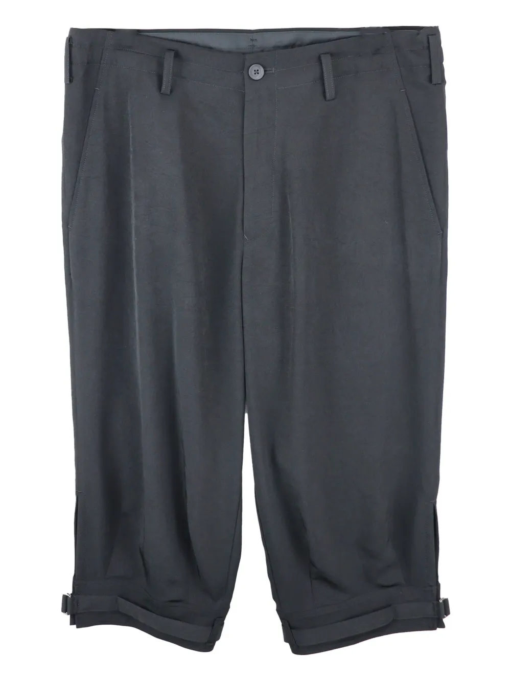

Шорты с пряжками Yohji Yamamoto, черный