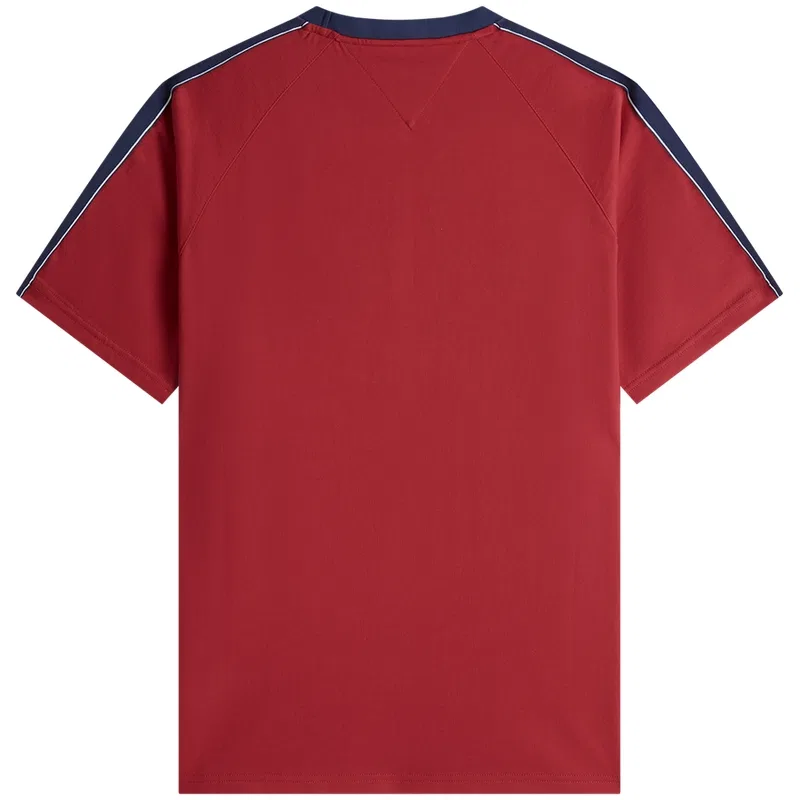 Футболка Tommy Hilfiger World Cup Collection с круглым вырезом, темно-синяя — фото 4