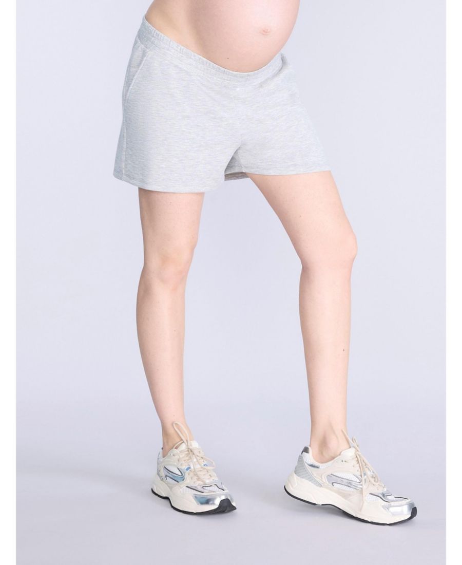 

Шорты с присборенной талией для беременных - Материнство Motherhood Maternity, Heather grey