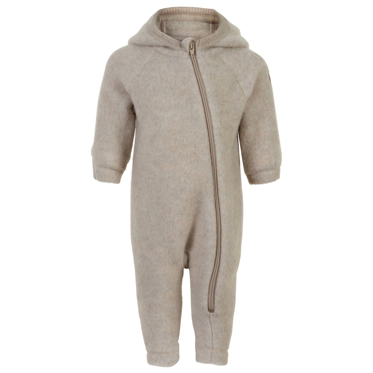 

Комбинезон Mikk-Line Wool Baby Suit with Ears, цвет Melange Offwhite