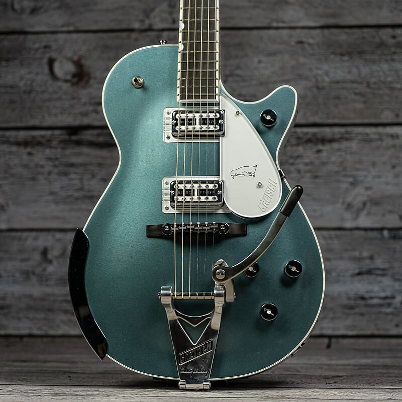 

Электрогитара Gretsch G6134T-140 LTD 140th Double Platinum Penguin Two-Tone Stone Platinum/Pure Platinum