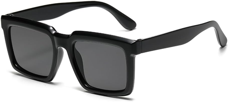 

Солнцезащитные очки LVTFCO прямоугольной формы для женщин, модные солнцезащитные очки в винтажном стиле для мужчин и женщин, очки с защитой от УФ-излучения UV400, Black