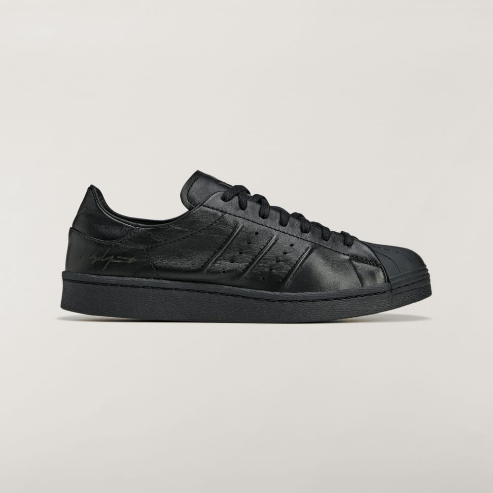

Кроссовки Adidas Y-3 Superstar, цвет Black/Black/Black