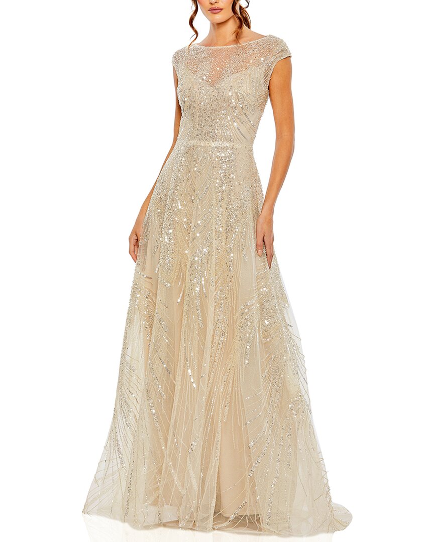 

Платье Mac Duggal А-силуэта, коричневый