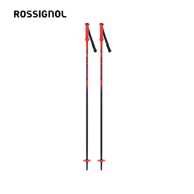 

Rossignol Детские и юношеские лыжные палки hero для соревнований по горнолыжному спорту снаряжение для зимних видов спорта модель 2425 rdl6020 черный и красный 105см