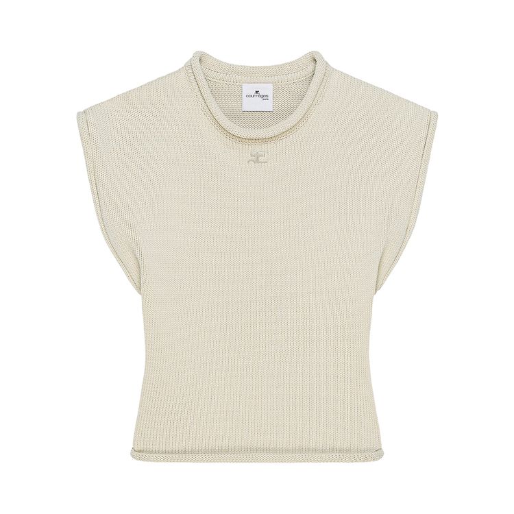 

Топ Courrèges Sleeveless Tank Top 'Clay', коричневый