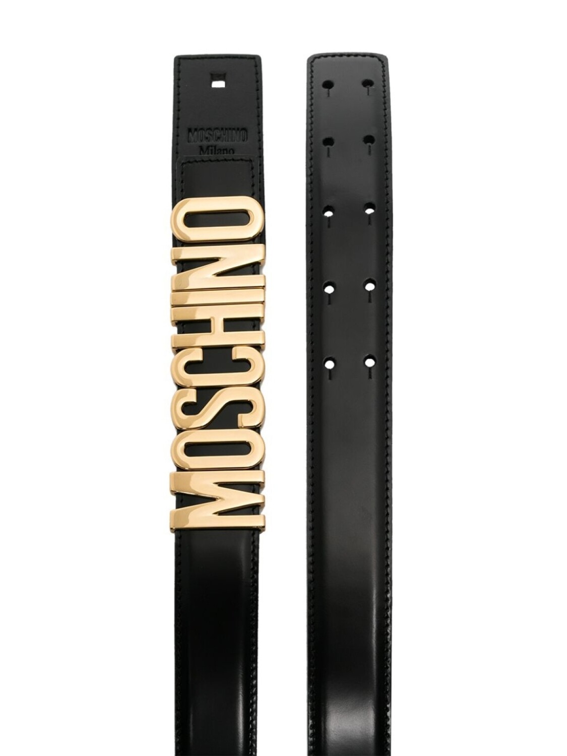 

Moschino ремень с логотипом, черный