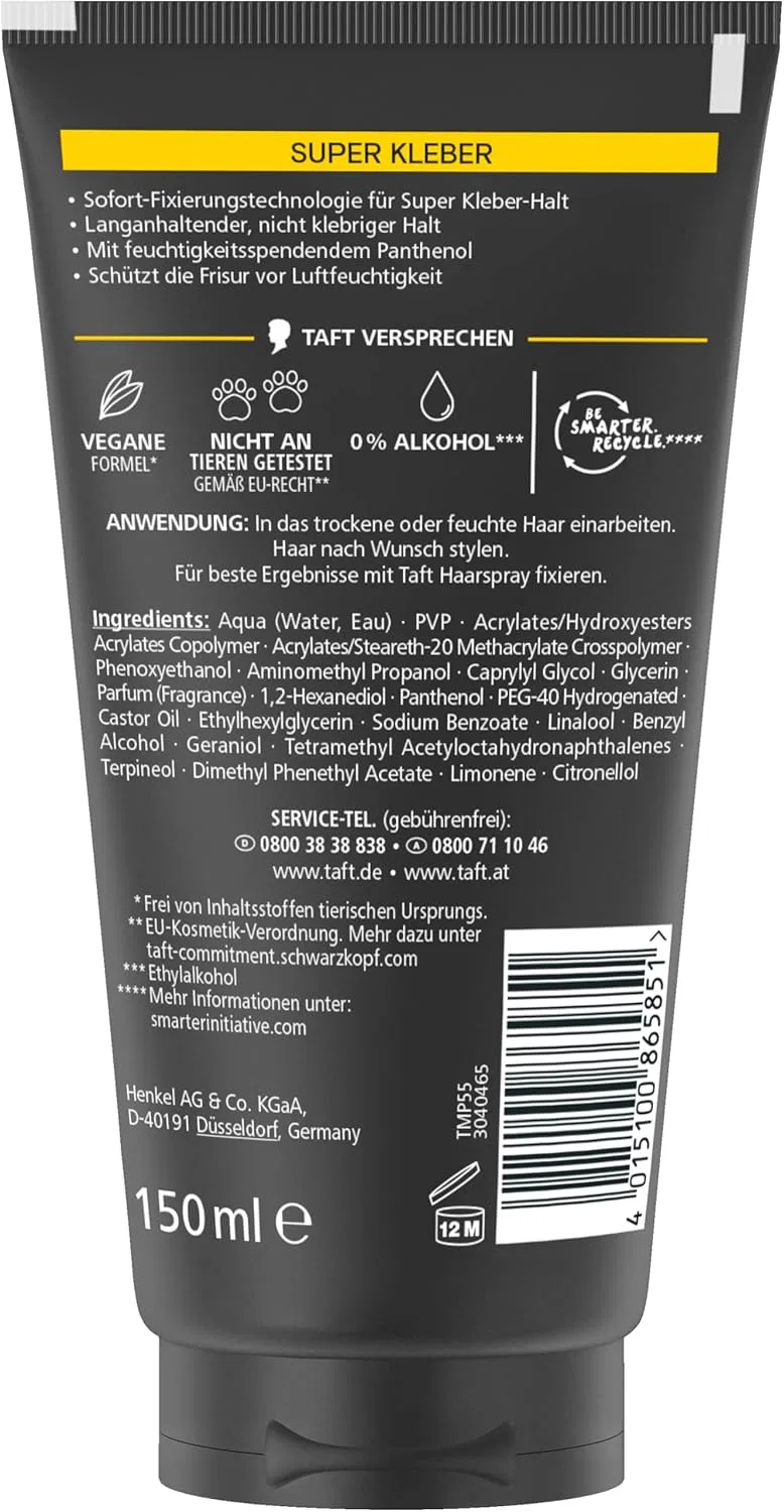 Гель для волос «TAFT Gel Super Glue» от Schwarzkopf Taft — фото 3