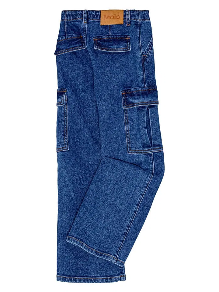 Джинсы карго regular fit Molo, синий — фото 2