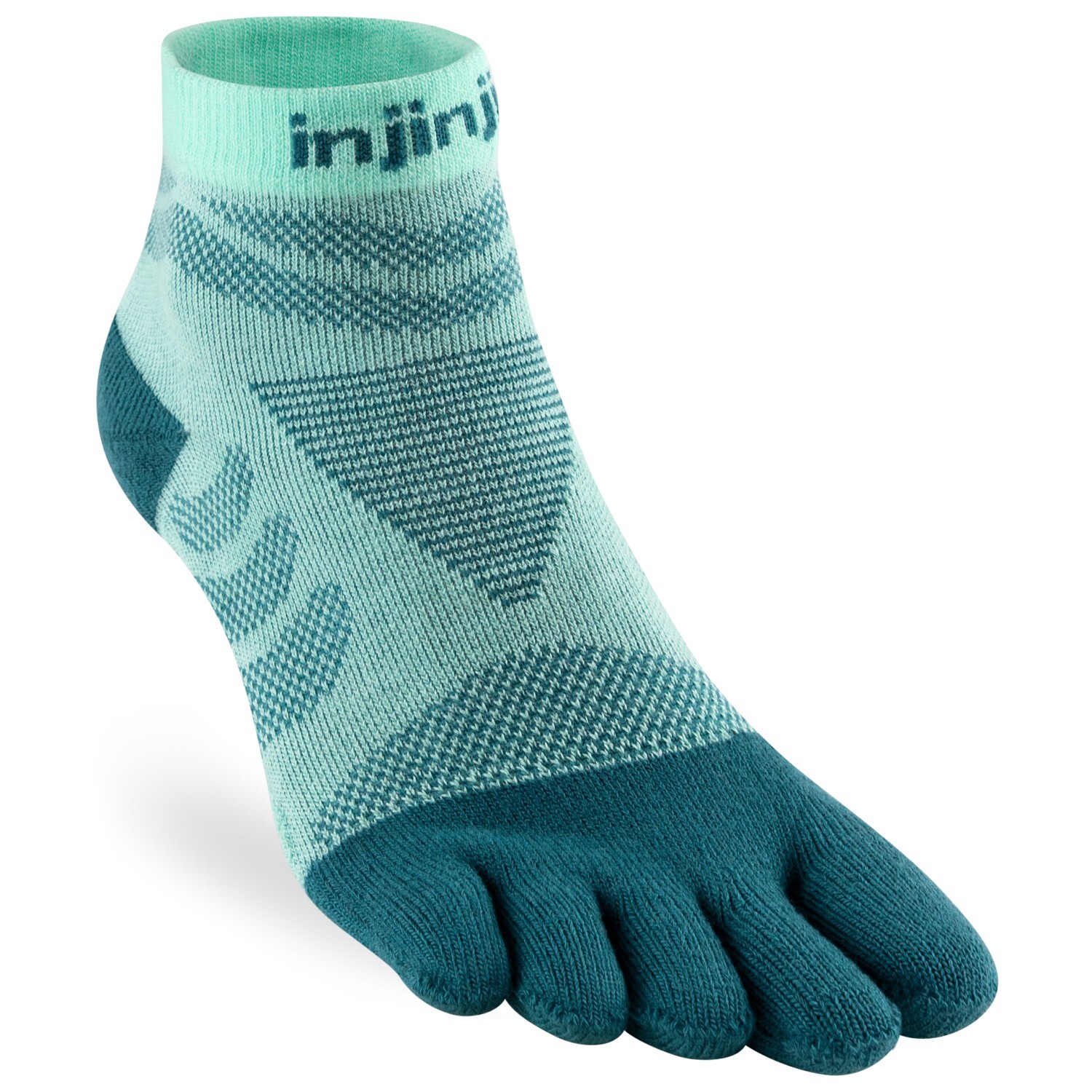 

Носки для бега Injinji Ultra Run Mini-Crew, цвет Glacier