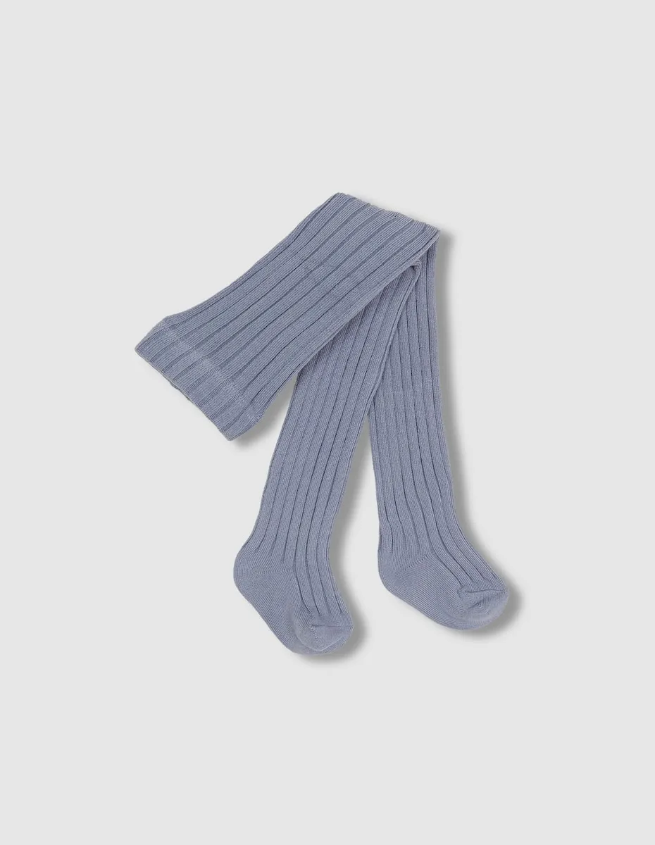 

Детские однотонные гольфы в рубчик Gocco, антрацитовый