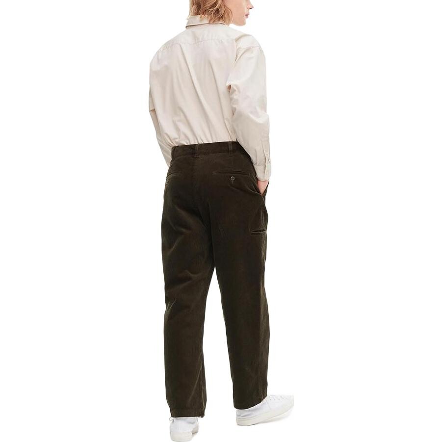 Брюки-карго мужские темно-коричневые Uniqlo, коричневый — фото 3