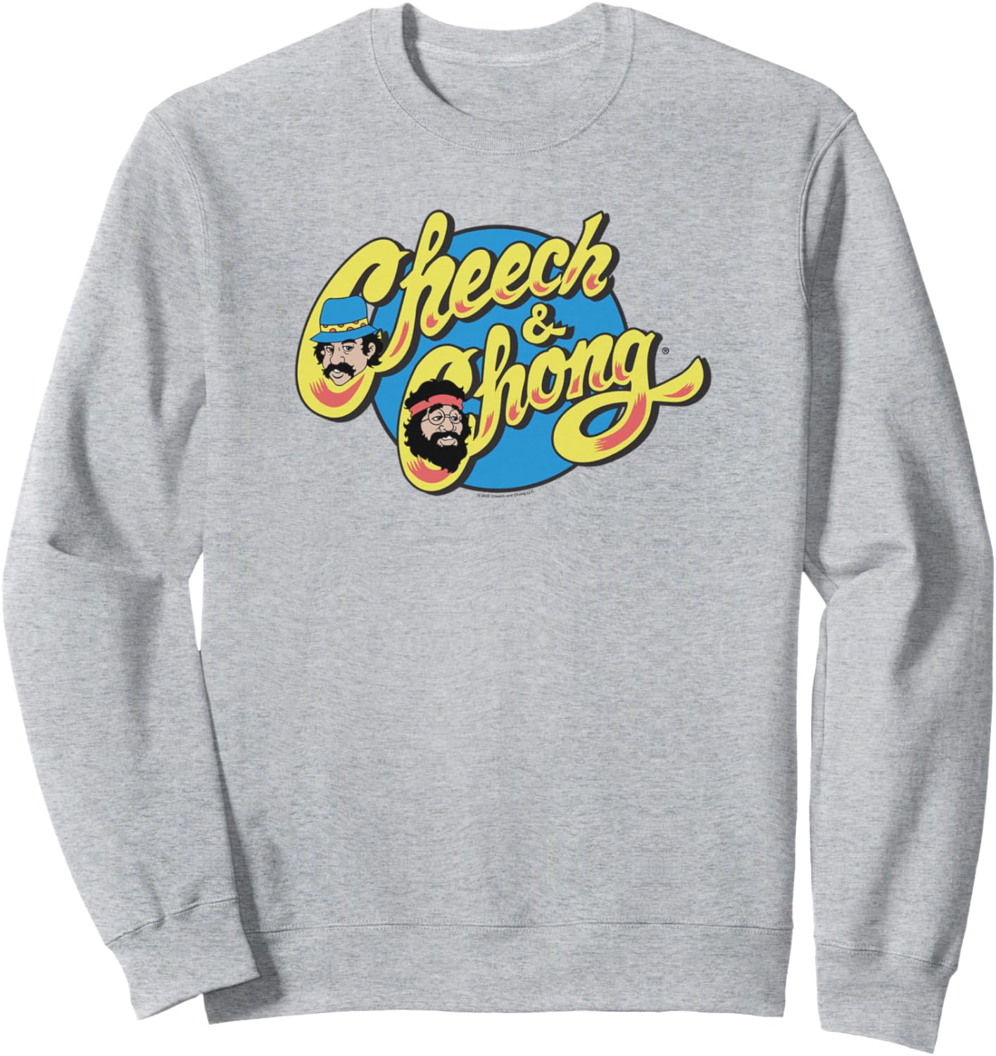 

Толстовка Cheech & Chong Classic Text Logo Floating Cartoon Faces, серая, Серый, Толстовка Cheech & Chong Classic Text Logo Floating Cartoon Faces, серая