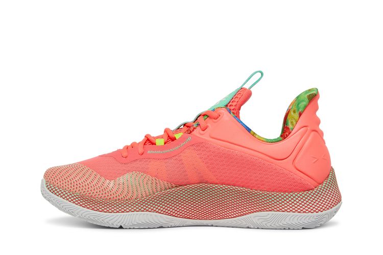 Кроссовки Curry Brand Sour Patch Kids x Curry HOVR Splash 2 Blitz Red, разноцветный — фото 3