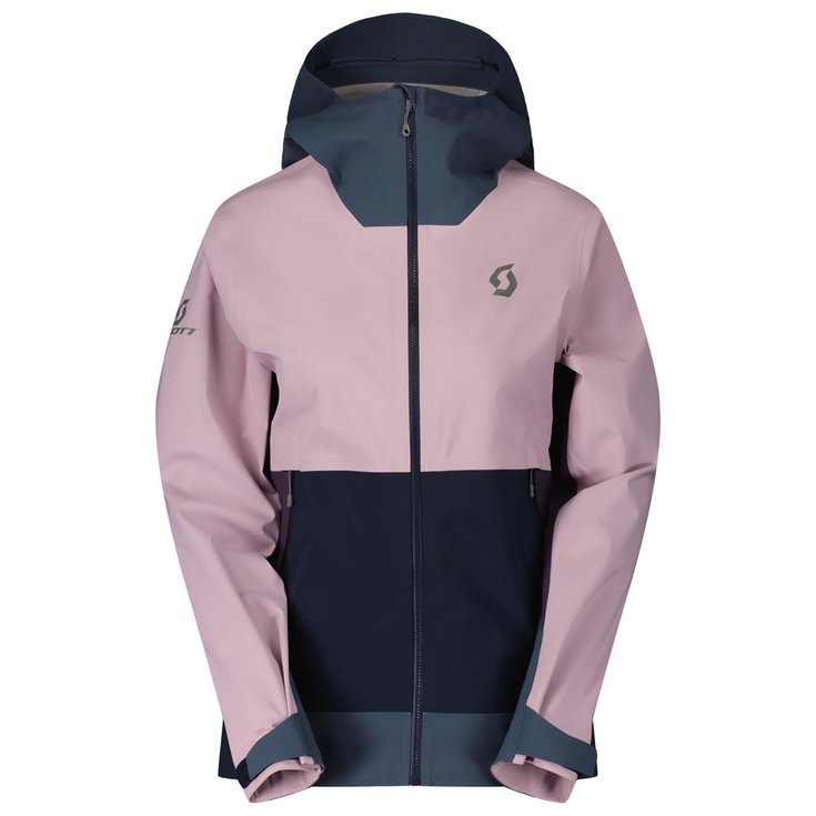 

Функциональная куртка w's dryospun 3l remix jacket metal blue cloud pink - s Scott