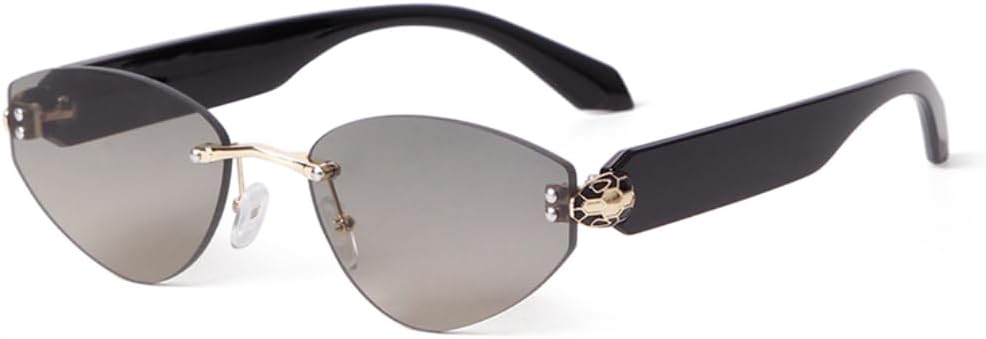 

Солнцезащитные очки с защитой UV400 | Безободковые очки с градиентными линзами "кошачий глаз" | для женщин и мужчин, для занятий спортом на открытом воздухе и вождения DSVIGF, 04