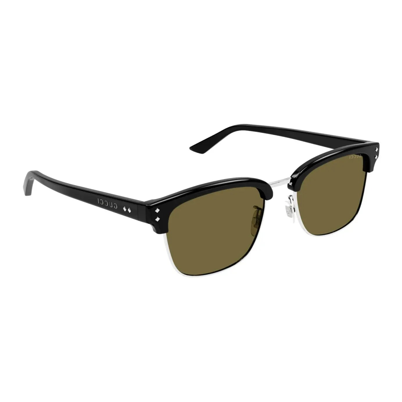 

Солнцезащитные очки с прямоугольной оправой GUCCI, черный