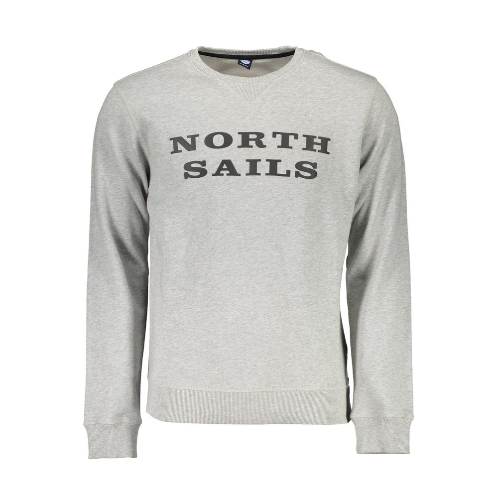 

Серый хлопковый свитер North Sails