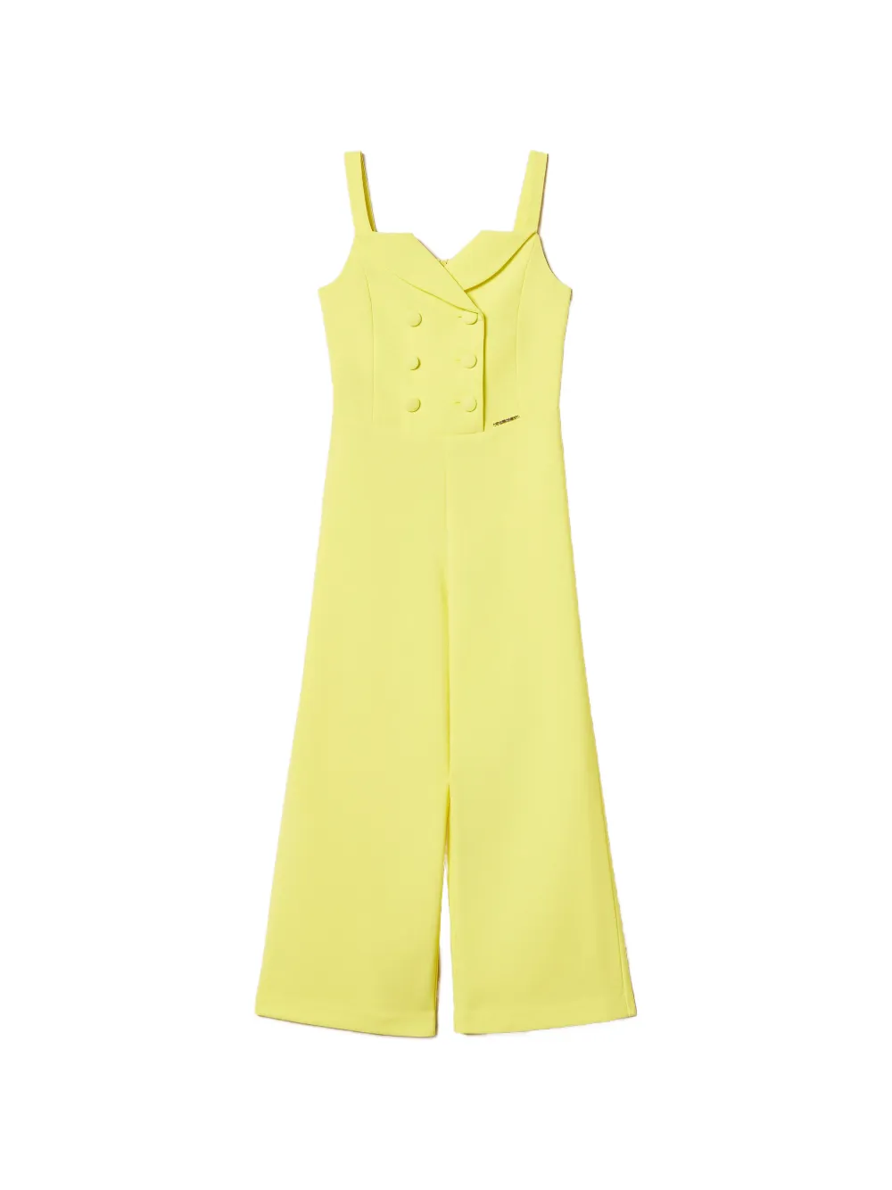 

Комбинезон на двухрядной застежке Twinset Kids, желтый