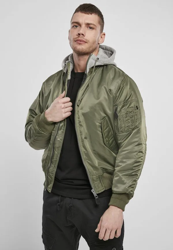 Куртка-Бомбер Brandit, Olive/Grey