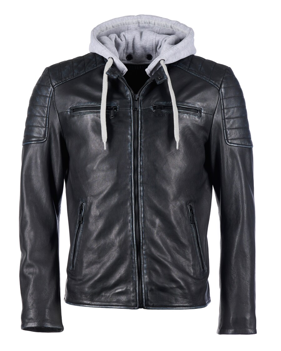 

Кожаная куртка MUSTANG Between-Season Jacket 31023221, черный