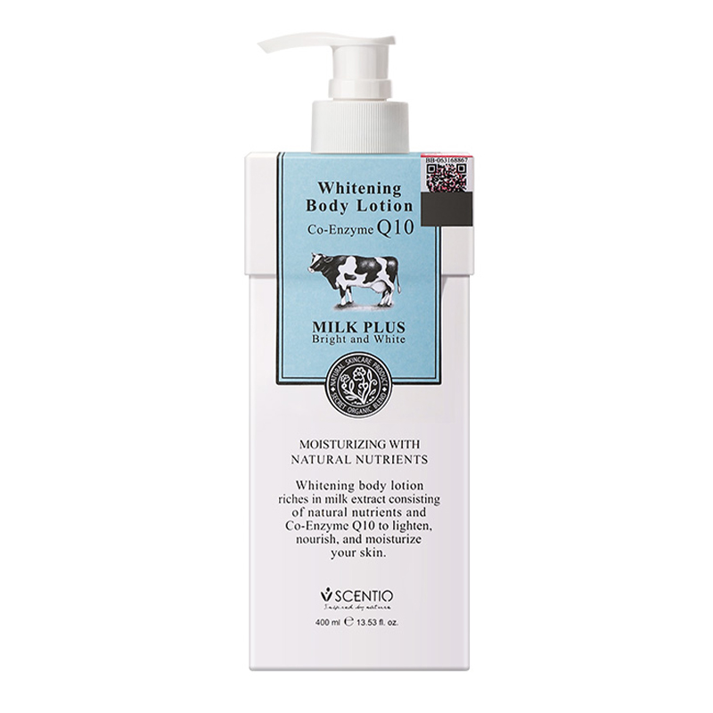 Лосьон для тела / крем / спрей для женщин Scentio, q10 milk body lotion 400ml*2 — фото 3