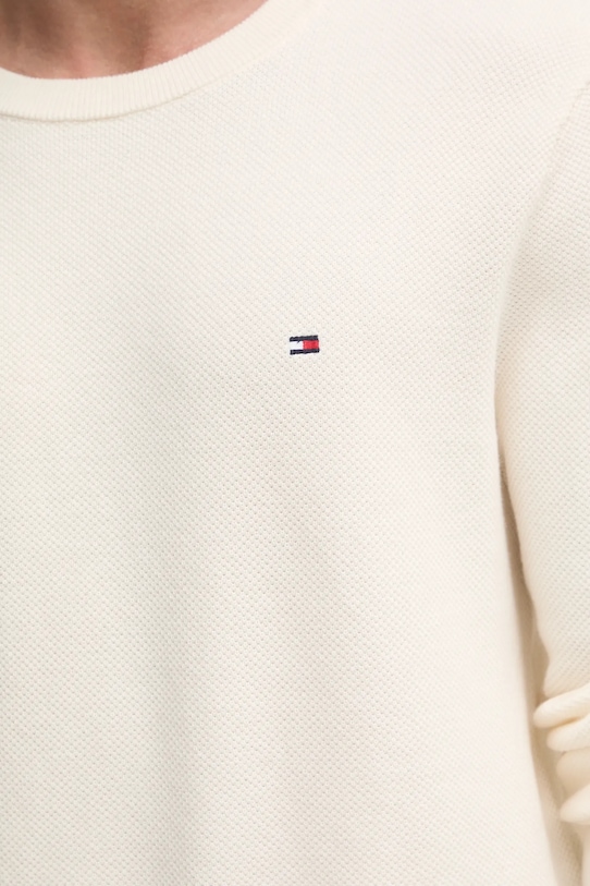 

Хлопковый свитер Tommy Hilfiger, бежевый