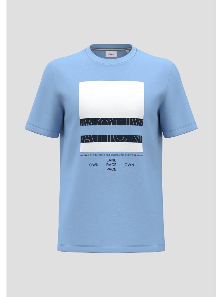 

s.Oliver Футболка 50D1 светло-голубого цвета, Синий, s.Oliver Футболка 50D1 светло-голубого цвета