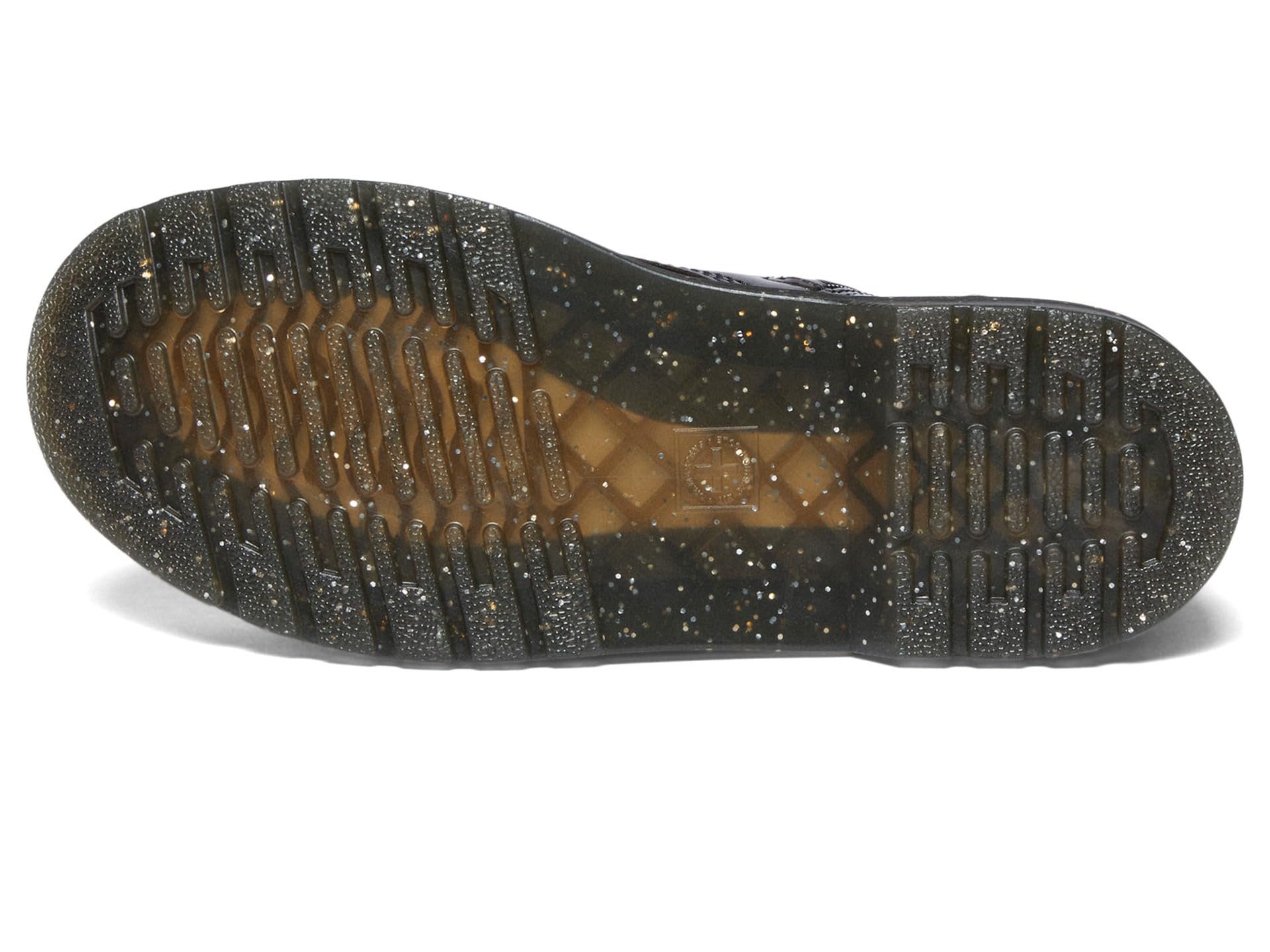 Туфли Dr. Martens Kid's Collection 1460 Glitter Youth, серебряный — фото 3