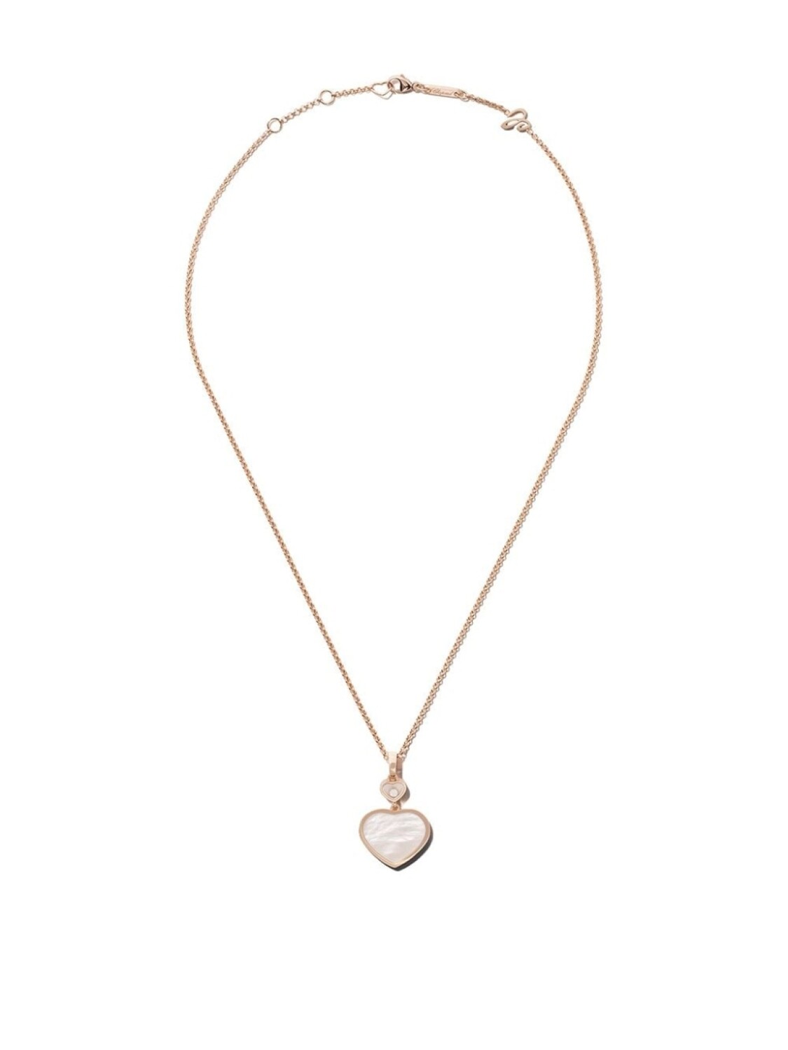 

Колье Happy Hearts из розового золота с бриллиантами Chopard, розовый