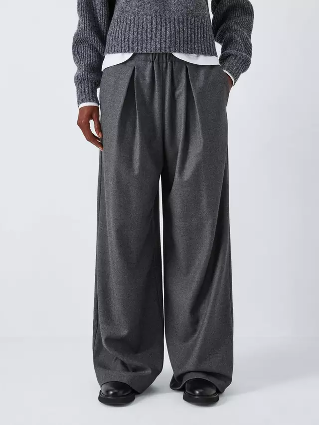 

Брюки John Lewis Wool Blend Flannel, серый