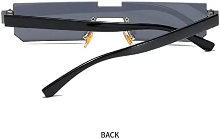 

Солнцезащитные очки 2027 года для женщин, ретро-винтажные, цельные, без оправы, для мужчин, прозрачные, розовые, с защитой от УФ-излучения UV400 MTZJH, Leopard Pink